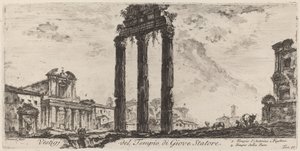 ジュピター ステーター神殿跡 作： Giovanni Battista Piranesi