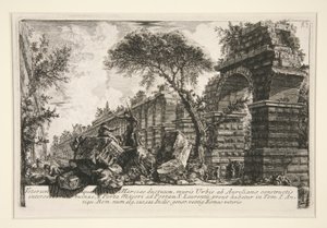 Della Magnificenza ed Architettura de の Acqua Marcia の古代の水道橋 作： Giovanni Battista Piranesi