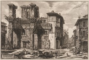 ローマの景色: ネルヴァのフォーラム 作： Giovanni Battista Piranesi