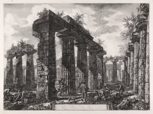 プロナオスの遺跡の眺め 作： Giovanni Battista Piranesi