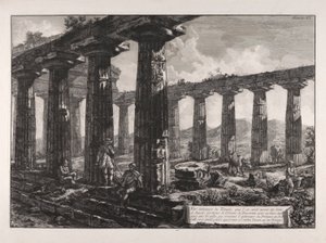 寺院の内部ビュー 作： Giovanni Battista Piranesi