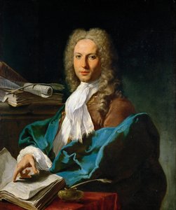 ロココ：数学者の肖像 パー・ピトーニ、ジョヴァンバッティスタ（1687-1767）、1740年頃。油彩・キャンバス、93x81ヴィエンヌ美術史博物館 作： Giovanni Battista Pittoni