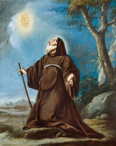 パオラの聖フランチェスコ」ジョヴァンニ・バティスタ・ピットーニ（1687-1767）作 作： Giovanni Battista Pittoni