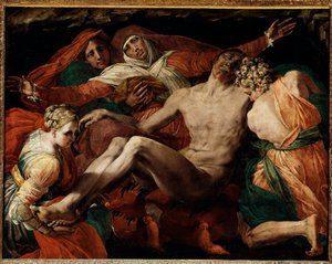 ピエタ（絵画 作： Giovanni Battista Rosso Fiorentino