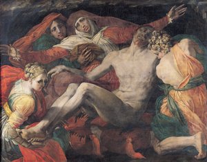 ピエタ、1530〜35年 作： Giovanni Battista Rosso Fiorentino