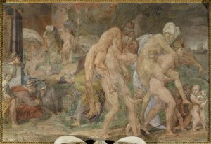 カターニアの双子 作： Giovanni Battista Rosso Fiorentino