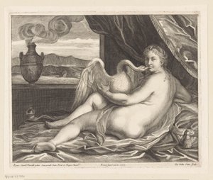 レダと白鳥 作： Giovanni Battista Sintes