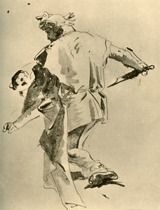 18世紀半ば、1928年に少年を刺した男 作： Giovanni Battista Tiepolo