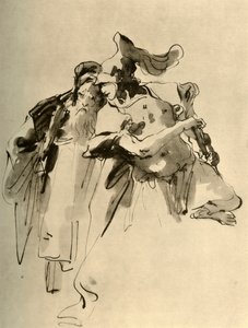 兵士と老人、18世紀半ば、1928 作： Giovanni Battista Tiepolo