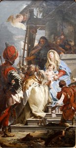 Anbetung der Könige 作： ジョヴァンニ・バティスタ (1696 1770) ティエポロ