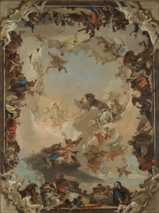 惑星と大陸の寓話、1752。