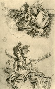 アメリカ、1753、1928 作： Giovanni Battista Tiepolo