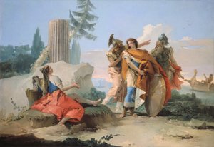 リナルドに捨てられたアルミーダ、174245。 作： Giovanni Battista Tiepolo