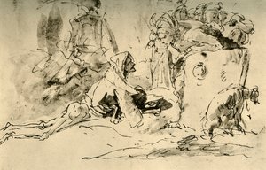 カプリッチョ、c1740s、1928 作： Giovanni Battista Tiepolo