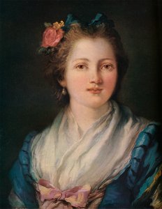 クリスティーナ、c1762 作： Giovanni Battista Tiepolo