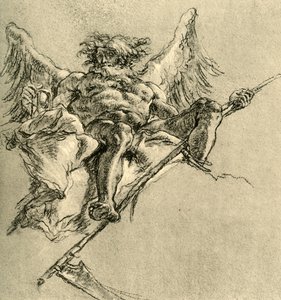 「クロノス」、1752年、1928年 作： Giovanni Battista Tiepolo