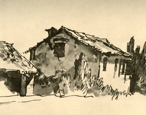 カントリーハウス、18世紀半ば、1928 作： Giovanni Battista Tiepolo