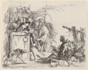 死を与える聴衆 作： Giovanni Battista Tiepolo