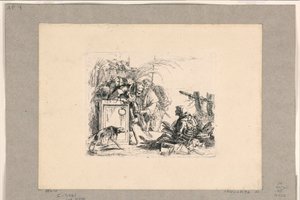 ヴァリ・カプリッチより死を与える謁見 作： Giovanni Battista Tiepolo