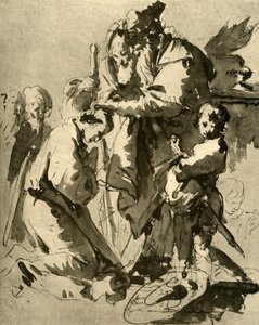 若い兵士の献身、1735-1740、1928 作： Giovanni Battista Tiepolo