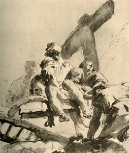 18世紀半ば、1928年の十字架からの降下 作： Giovanni Battista Tiepolo