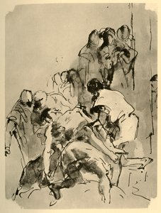 18世紀半ば、1928年の十字架からの降下 作： Giovanni Battista Tiepolo