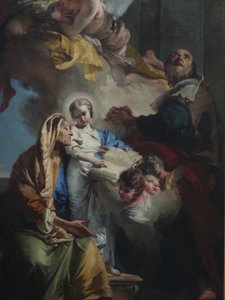 聖母の教育 作： Giovanni Battista Tiepolo