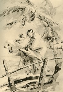 1752年以前のエジプトへの飛行、1928年 作： Giovanni Battista Tiepolo