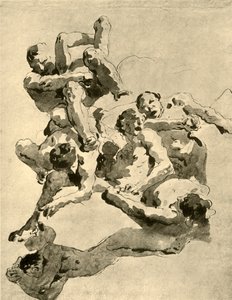 18世紀半ばのジャイアンツの戦い、1928年 作： Giovanni Battista Tiepolo