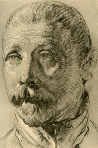 ひげを生やした男の頭、18世紀半ば、1928 作： Giovanni Battista Tiepolo