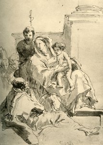 聖家族、18世紀半ば、1928 作： Giovanni Battista Tiepolo