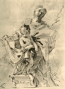 マドンナと子供、18世紀半ば、1928