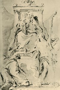 マドンナは18世紀半ば、1928年に聖人に即位した 作： Giovanni Battista Tiepolo