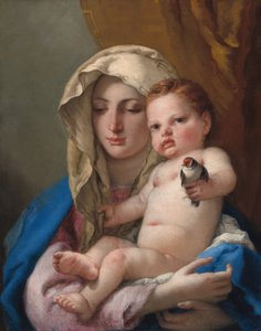 ゴシキヒワのマドンナ、c。 17671770。 作： Giovanni Battista Tiepolo