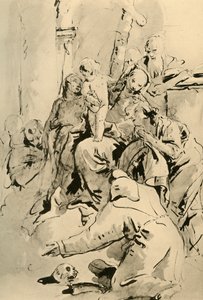 聖人とマドンナ、18世紀半ば、1928 作： Giovanni Battista Tiepolo