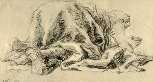 祈りにひれ伏した男、1765-1770、1928 作： Giovanni Battista Tiepolo