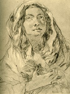 マーテルドロローザ、18世紀半ば、1928 作： Giovanni Battista Tiepolo