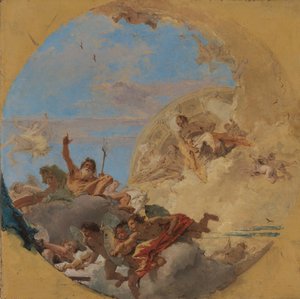 ネプチューンと風。 作： Giovanni Battista Tiepolo