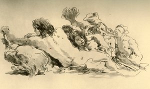 ネレイドとトリトン、c1753-1762、1928 作： Giovanni Battista Tiepolo