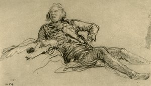 安静時の将校、1752-1753、1928 作： Giovanni Battista Tiepolo