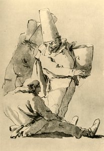プルチネッリ、18世紀半ば、1928 作： Giovanni Battista Tiepolo