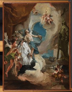 栄光の聖アロイシウスゴンザガ、1726年 作： Giovanni Battista Tiepolo