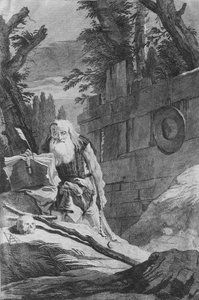 セントヒラリオン 作： Giovanni Battista Tiepolo