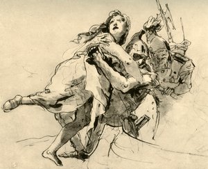 ヘレンの拉致、18世紀半ば、1928 作： Giovanni Battista Tiepolo
