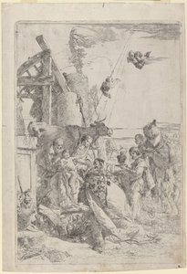 魔術師の崇拝 作： Giovanni Battista Tiepolo