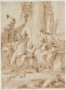魔術師の崇拝 作： Giovanni Battista Tiepolo