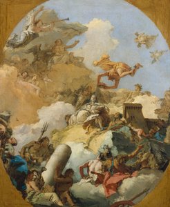 1760年代のスペイン君主制の神格化。