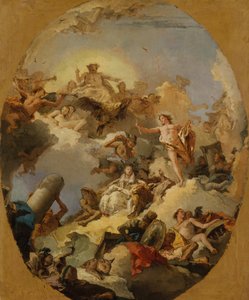 1760年代のスペイン君主制の神格化。