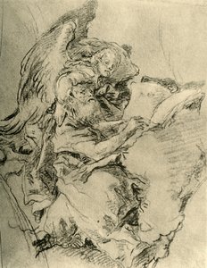 「伝道者マシュー」、1743年、1928年 作： Giovanni Battista Tiepolo