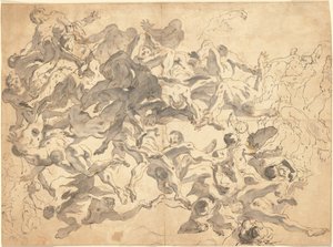 反逆天使たちの堕落 作： Giovanni Battista Tiepolo